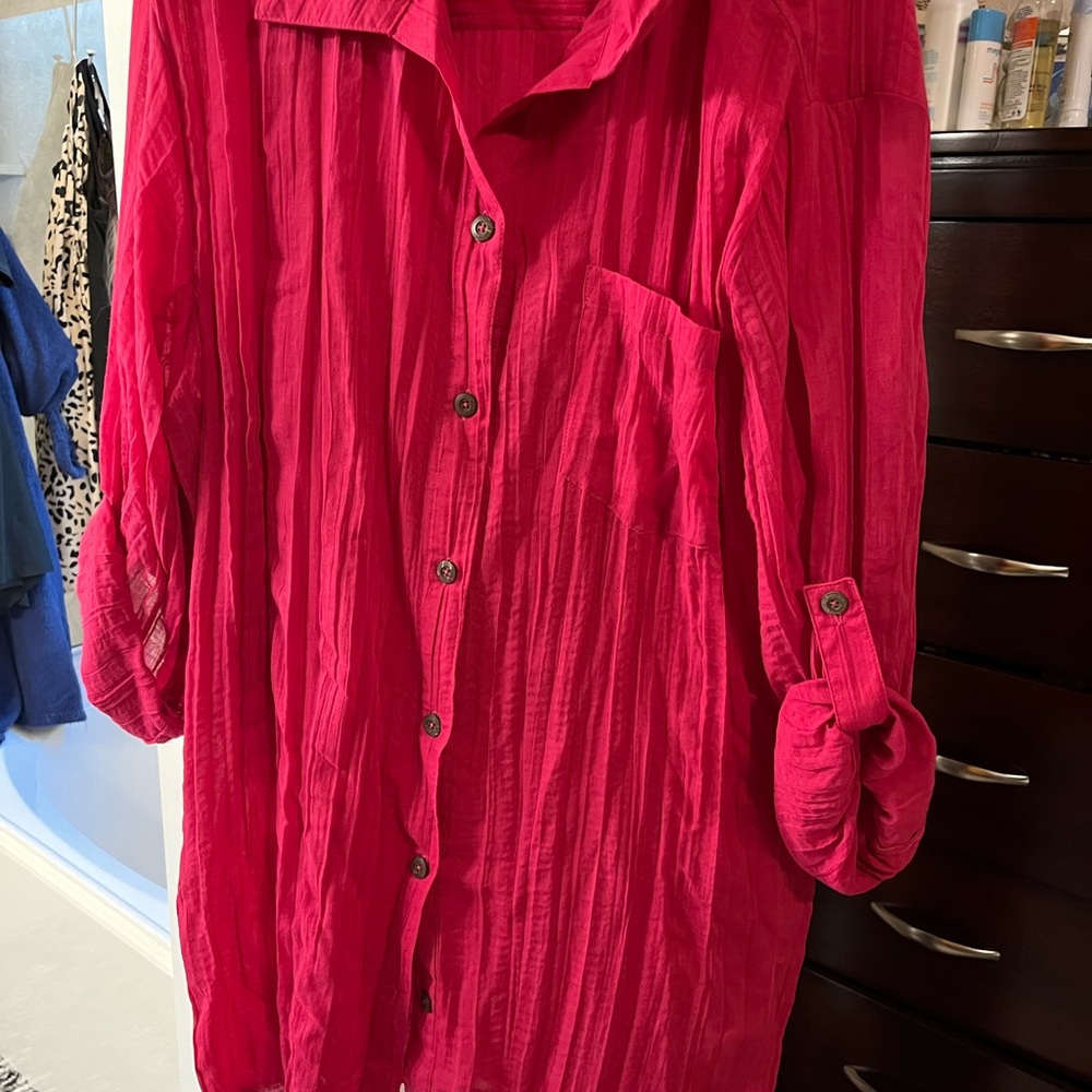 Pink button down - Picture 4 of 4